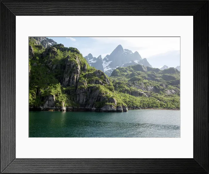 Framed Print : Steep sided glacial trough fiord and jagged mountain peaks, Trollfjorden, Lofoten Islands, Nordland, northern, Norway, Scandinavia, Europe Framed Print : Steep sided glacial trough fiord and jagged mountain peaks, Trollfjorden, Lofoten Islands, Nordland, northern, Norway, Scandinavia, Europe