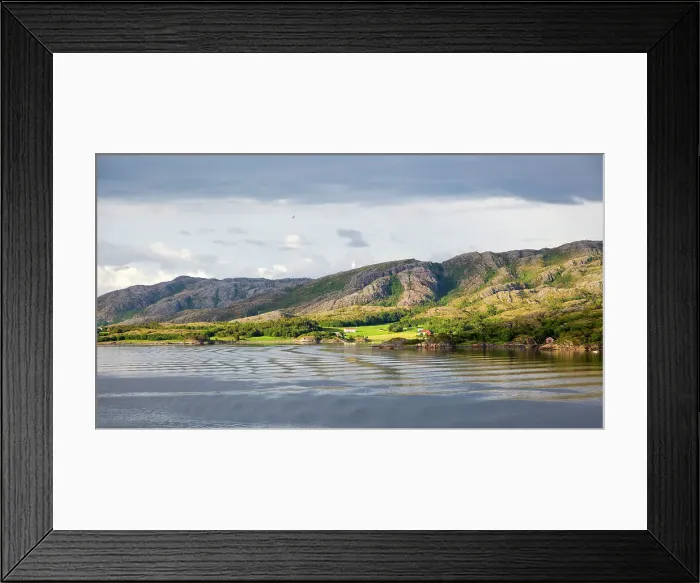 Framed Print : Rural coastal farming landscape near Rorvik, Trondelag, Norway, Scandinavia, Europe Framed Print : Rural coastal farming landscape near Rorvik, Trondelag, Norway, Scandinavia, Europe