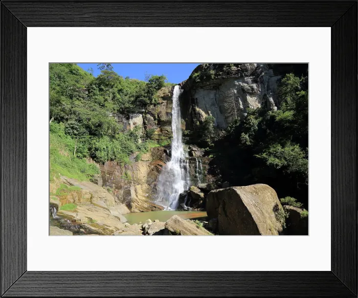Framed Print : Waterfalls on Ramboda Oya river, Ramboda, Nuwara Eliya, Central Province, Sri Lanka, Asia Framed Print : Waterfalls on Ramboda Oya river, Ramboda, Nuwara Eliya, Central Province, Sri Lanka, Asia