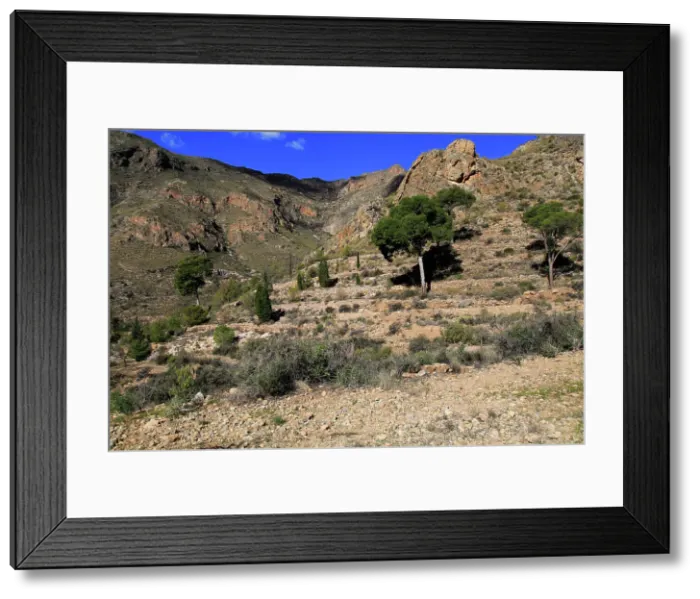 Framed Print : Countryside landscape, Sierra Alhamilla mountains, Nijar, Almeria, Andalusia, Spain, Europe Framed Print : Countryside landscape, Sierra Alhamilla mountains, Nijar, Almeria, Andalusia, Spain, Europe