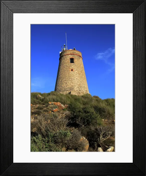 Framed Print : Torre Vigia de los Lobos watchtower, Rodalquilar, Cabo de Gata natural park, Almeria, Spain, Europe Framed Print : Torre Vigia de los Lobos watchtower, Rodalquilar, Cabo de Gata natural park, Almeria, Spain, Europe