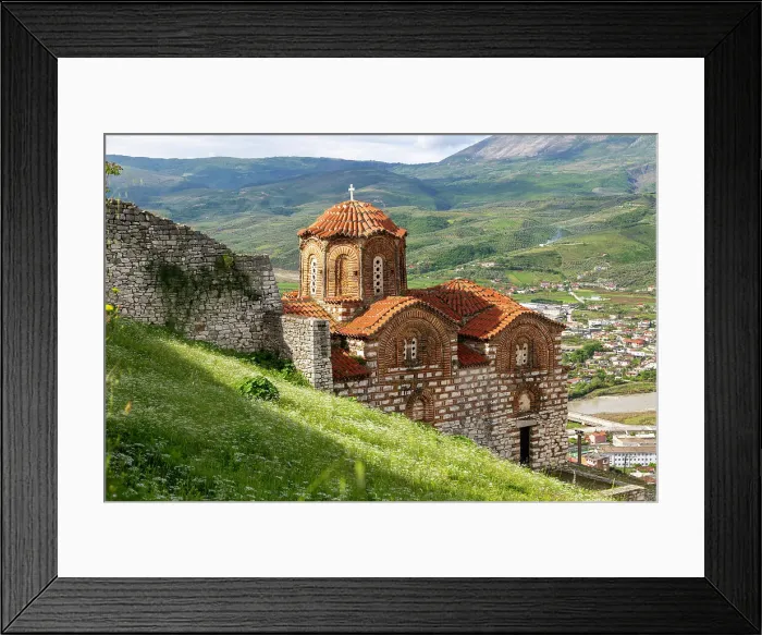 Framed Print : Byzantine architecture of Holy Trinity church, Citadel of Berat Castle, UNESCO World Heritage Site, Berat, Albania, Europe Framed Print : Byzantine architecture of Holy Trinity church, Citadel of Berat Castle, UNESCO World Heritage Site, Berat, Albania, Europe