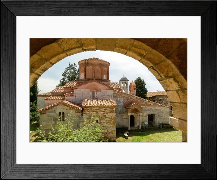 Framed Print : Monastery and Greek Orthodox church of the Virgin Mary, Apollonia Archaeological Park, Pojan, Albania, Europe Framed Print : Monastery and Greek Orthodox church of the Virgin Mary, Apollonia Archaeological Park, Pojan, Albania, Europe