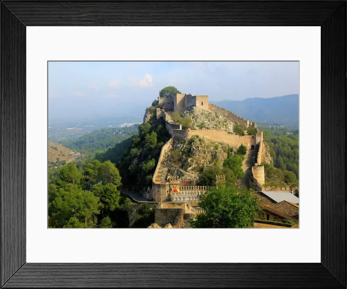 Framed Print : Castle of Xativa (Jativa), Valencia province, Spain, Europe Framed Print : Castle of Xativa (Jativa), Valencia province, Spain, Europe