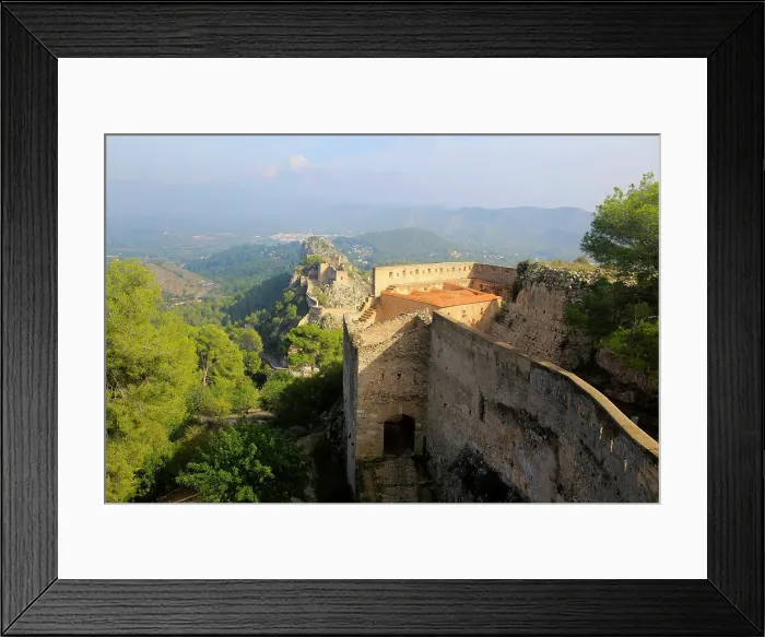 Framed Print : Castle of Xativa (Jativa), Valencia province, Spain, Europe Framed Print : Castle of Xativa (Jativa), Valencia province, Spain, Europe