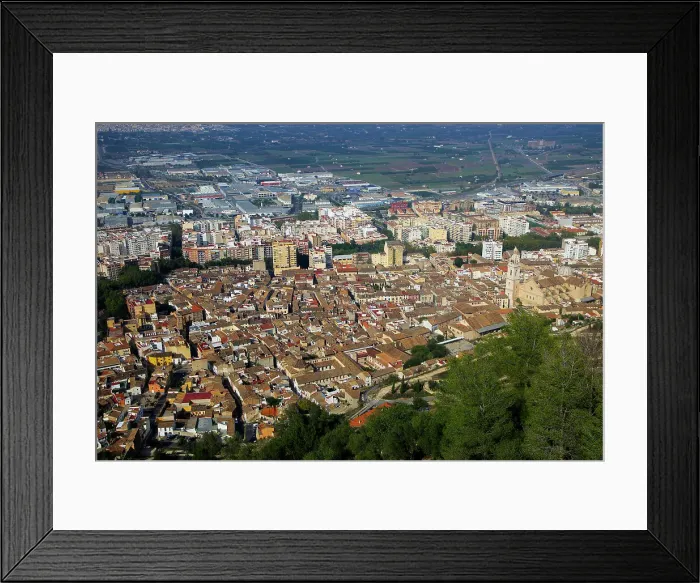 Framed Print : Town of Xativa (Jativa), Valencia province, Spain, Europe Framed Print : Town of Xativa (Jativa), Valencia province, Spain, Europe