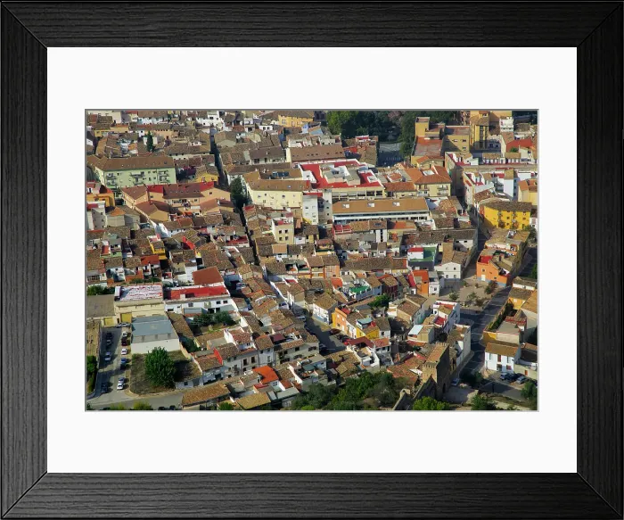 Framed Print : Town of Xativa (Jativa), Valencia province, Spain, Europe Framed Print : Town of Xativa (Jativa), Valencia province, Spain, Europe