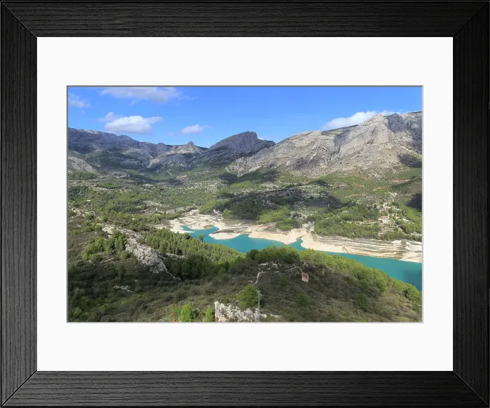 Framed Print : Guadalest Reservoir lake, Embassament de Guadalest, Valley of Gaudalest, Alicante province, Spain, Europe Framed Print : Guadalest Reservoir lake, Embassament de Guadalest, Valley of Gaudalest, Alicante province, Spain, Europe