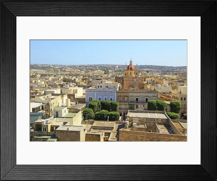 Framed Print : Domed roof of basilica St. George church in town centre of Victoria Rabat, Gozo, Malta, Mediterranean, Europe Framed Print : Domed roof of basilica St. George church in town centre of Victoria Rabat, Gozo, Malta, Mediterranean, Europe