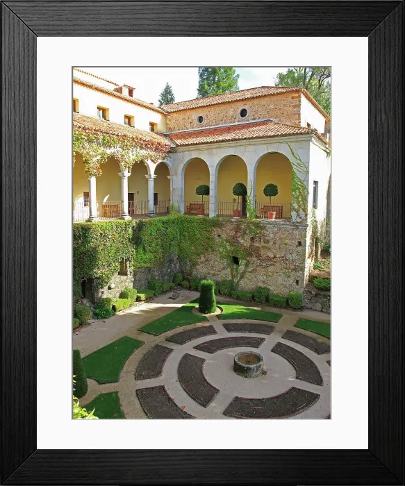 Framed Print : Monasterio de Yuste, Monastery at Cuacos de Yuste, La Vera, Extremadura, Spain, Europe Framed Print : Monasterio de Yuste, Monastery at Cuacos de Yuste, La Vera, Extremadura, Spain, Europe