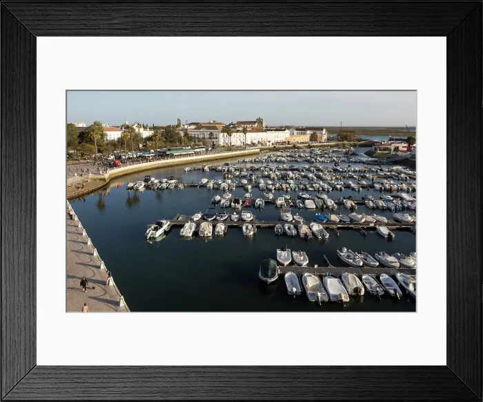 Framed Print : Boats at moorings in the evening inn the marina in the harbour at Faro, Algarve, Portugal, Europe Framed Print : Boats at moorings in the evening inn the marina in the harbour at Faro, Algarve, Portugal, Europe
