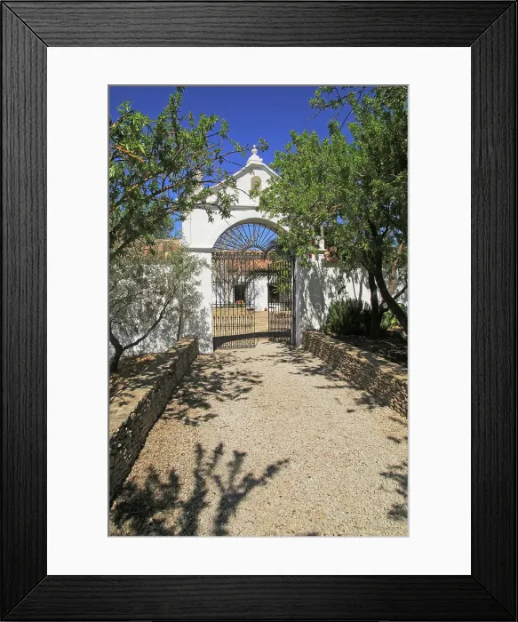 Framed Print : Entrance to courtyard of traditional farmhouse, Cortijo Cuevas del Marques, Rio Setenil valley, Serrania de Ronda, Andalusia, Spain, Europe Framed Print : Entrance to courtyard of traditional farmhouse, Cortijo Cuevas del Marques, Rio Setenil valley, Serrania de Ronda, Andalusia, Spain, Europe