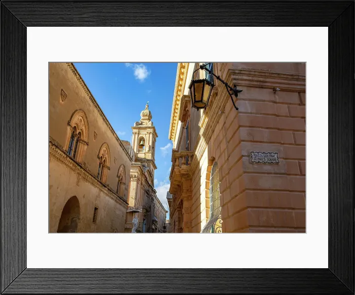 Framed Print : View of Church of the Annunciation of Our Lady (Knisja tal-Lunzjata tal-Madonna) in Mdina, Malta, Mediterranean, Europe Framed Print : View of Church of the Annunciation of Our Lady (Knisja tal-Lunzjata tal-Madonna) in Mdina, Malta, Mediterranean, Europe