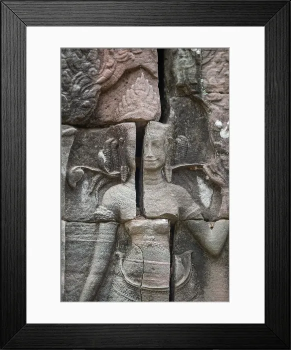 Framed Print : Detail of the carved facade at one of the temples in Angkor Wat complex, UNESCO World Heritage Site, Cambodia, Indochina, Southeast Asia, Asia Framed Print : Detail of the carved facade at one of the temples in Angkor Wat complex, UNESCO World Heritage Site, Cambodia, Indochina, Southeast Asia, Asia
