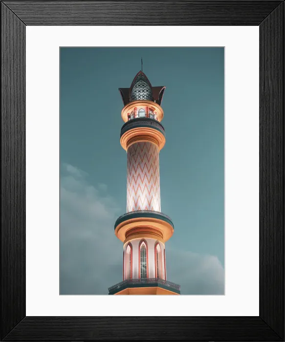 Framed Print : Hubbul Wathan Great Mosque, Mataram, Lombok, Indonesia, Southeast Asia, Asia