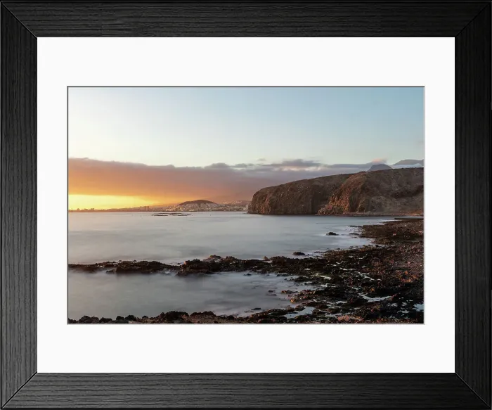 Framed Print : Scenic sunset photo of the mountains in Tenerife, Canary Islands, Spain, Atlantic, Europe Framed Print : Scenic sunset photo of the mountains in Tenerife, Canary Islands, Spain, Atlantic, Europe