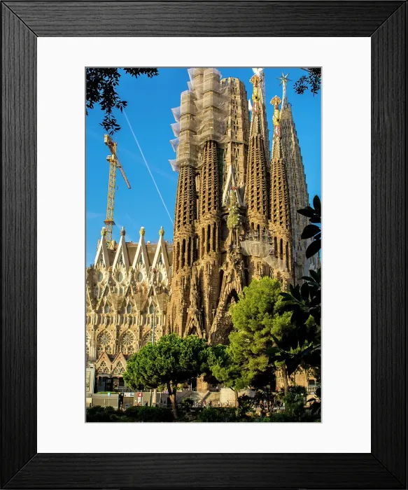 Framed Print : Antoni Gaudi's Sagrada Familia basilica, UNESCO World Heritage Site, Barcelona, Catalonia, Spain, Europe Framed Print : Antoni Gaudi's Sagrada Familia basilica, UNESCO World Heritage Site, Barcelona, Catalonia, Spain, Europe