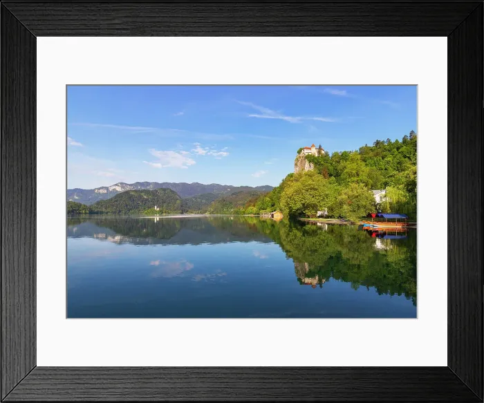 Framed Print : Bled Castle, Lake Bled, Serbia, Europe Framed Print : Bled Castle, Lake Bled, Serbia, Europe