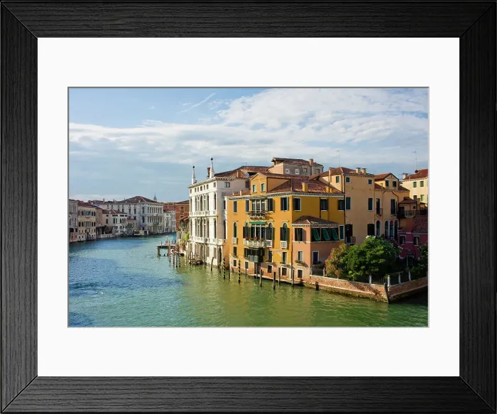 Framed Print : View of the Grand Canal from the Ponte de l'Accademia towards Ca Rezzonico, Venice, UNESCO World Heritage Site, Veneto, Italy, Europe Framed Print : View of the Grand Canal from the Ponte de l'Accademia towards Ca Rezzonico, Venice, UNESCO World Heritage Site, Veneto, Italy, Europe