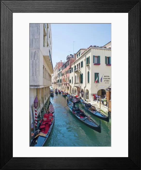 Framed Print : Gondolas lined up in the Rio San Moise canal very close to the Piazza San Marco (St. Mark's Square), Venice, UNESCO World Heritage Site, Veneto, Italy, Europe Framed Print : Gondolas lined up in the Rio San Moise canal very close to the Piazza San Marco (St. Mark's Square), Venice, UNESCO World Heritage Site, Veneto, Italy, Europe