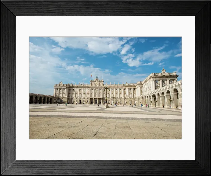 Framed Print : Courtyard of the Royal Palace, Madrid, Spain, Europe Framed Print : Courtyard of the Royal Palace, Madrid, Spain, Europe