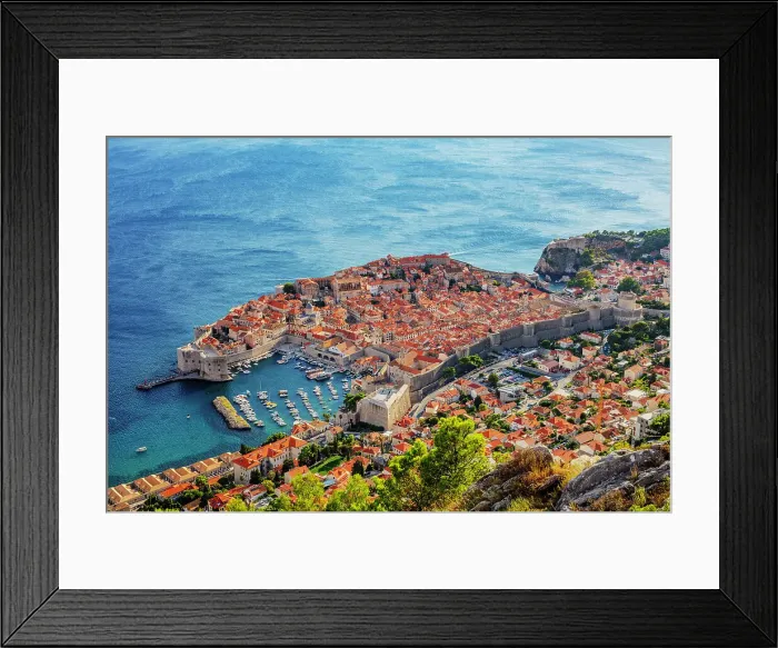 Framed Print : Old Town, UNESCO World Heritage Site, Dubrovnik, Croatia, Europe Framed Print : Old Town, UNESCO World Heritage Site, Dubrovnik, Croatia, Europe