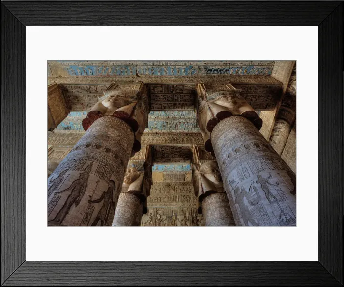 Framed Print : The Great Columns, Vestibule, Temple of Hathor, Dendera, Qena, Egypt, North Africa, Africa Framed Print : The Great Columns, Vestibule, Temple of Hathor, Dendera, Qena, Egypt, North Africa, Africa