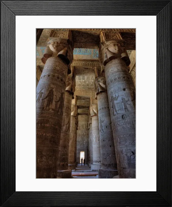 Framed Print : The Great Columns, Vestibule, Temple of Hathor, Dendera, Qena, Egypt, North Africa, Africa Framed Print : The Great Columns, Vestibule, Temple of Hathor, Dendera, Qena, Egypt, North Africa, Africa
