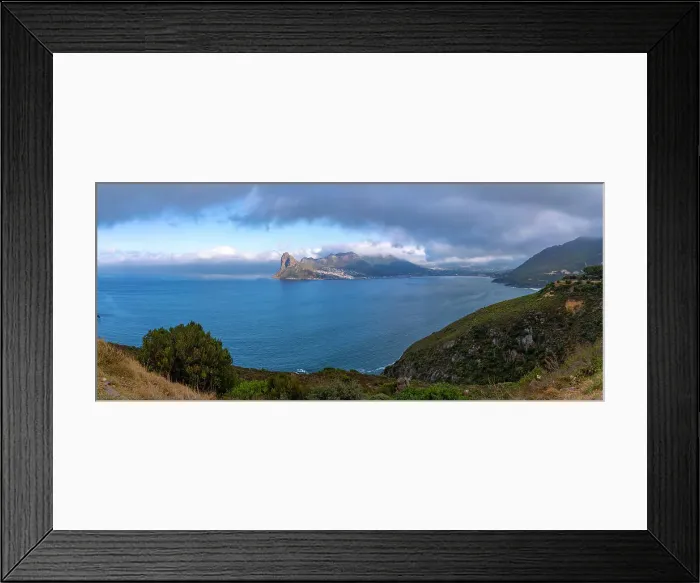 Framed Print : View of Hout Bay from Chapmans Peak Drive, Hout Bay, Table Mountain National Park, Cape Town, Western Cape, South Africa, Africa Framed Print : View of Hout Bay from Chapmans Peak Drive, Hout Bay, Table Mountain National Park, Cape Town, Western Cape, South Africa, Africa