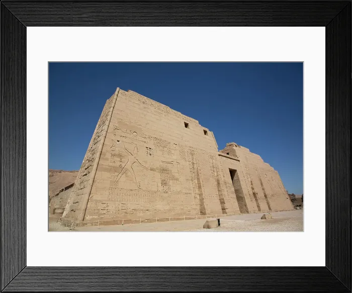Framed Print : First Pylon, Medinet Habu, Mortuary Temple of Ramesses III, 1187-56 BCE, Ancient Thebes, UNESCO World Heritage Site, Luxor, Egypt, North Africa, Africa Framed Print : First Pylon, Medinet Habu, Mortuary Temple of Ramesses III, 1187-56 BCE, Ancient Thebes, UNESCO World Heritage Site, Luxor, Egypt, North Africa, Africa