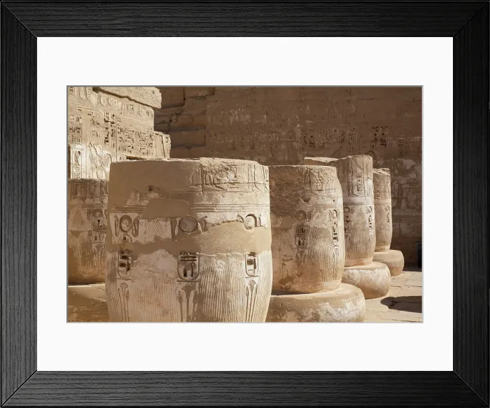 Framed Print : Column Bases, Great Hypostyle Hall, Medinet Habu, Mortuary Temple of Ramesses III, 1187-56 BCE, Ancient Thebes, UNESCO World Heritage Site, Luxor, Egypt, North Africa, Africa Framed Print : Column Bases, Great Hypostyle Hall, Medinet Habu, Mortuary Temple of Ramesses III, 1187-56 BCE, Ancient Thebes, UNESCO World Heritage Site, Luxor, Egypt, North Africa, Africa