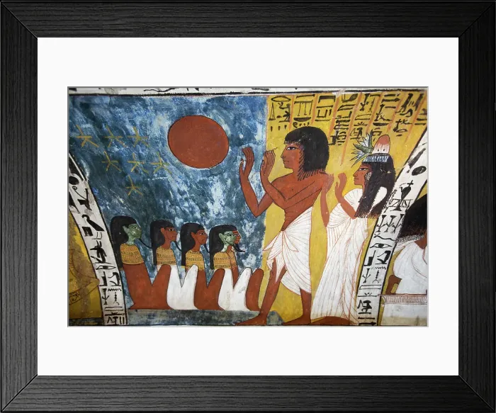 Framed Print : Wall Paintings, Tomb of Sennedjem, TT1, Deir el-Medina, Ancient Thebes, UNESCO World Heritage Site, Luxor, Egypt, North Africa, Africa Framed Print : Wall Paintings, Tomb of Sennedjem, TT1, Deir el-Medina, Ancient Thebes, UNESCO World Heritage Site, Luxor, Egypt, North Africa, Africa