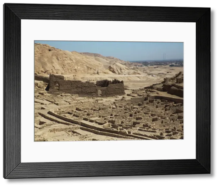 Framed Print : Ruins of Workmen's Village, Deir el-Medina, Ancient Thebes, UNESCO World Heritage Site, Luxor, Egypt, North Africa, Africa Framed Print : Ruins of Workmen's Village, Deir el-Medina, Ancient Thebes, UNESCO World Heritage Site, Luxor, Egypt, North Africa, Africa