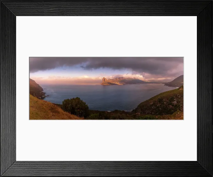 Framed Print : View of Hout Bay from Chapmans Peak Drive, Hout Bay, Table Mountain National Park, Cape Town, Western Cape, South Africa, Africa Framed Print : View of Hout Bay from Chapmans Peak Drive, Hout Bay, Table Mountain National Park, Cape Town, Western Cape, South Africa, Africa
