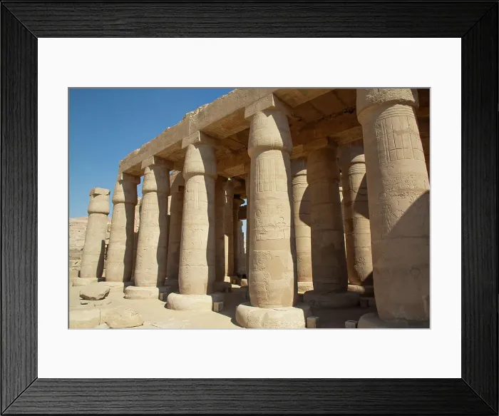 Framed Print : Columns, Hypostyle Hall, Ramesseum, Memorial Temple of Pharaoh Ramesses II, 13th century BC, Ancient Thebes, UNESCO World Heritage Site, Luxor, Egypt, North Africa, Africa Framed Print : Columns, Hypostyle Hall, Ramesseum, Memorial Temple of Pharaoh Ramesses II, 13th century BC, Ancient Thebes, UNESCO World Heritage Site, Luxor, Egypt, North Africa, Africa