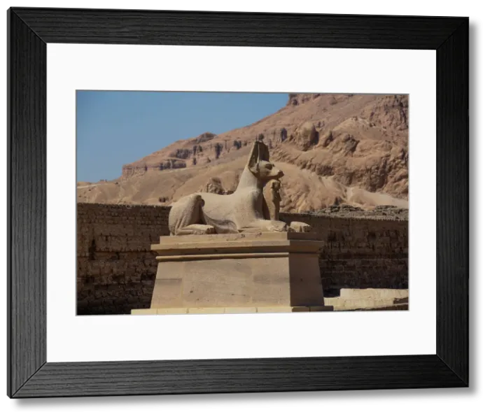 Framed Print : Statue of God Anubis, Ramesseum, Memorial Temple of Pharaoh Ramesses II, 13th century BC, Ancient Thebes, UNESCO World Heritage Site, Luxor, Egypt, North Africa, Africa Framed Print : Statue of God Anubis, Ramesseum, Memorial Temple of Pharaoh Ramesses II, 13th century BC, Ancient Thebes, UNESCO World Heritage Site, Luxor, Egypt, North Africa, Africa