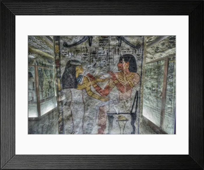 Framed Print : Image of Sennefer on right, Tomb of Sennefer, TT96, Tombs of the Nobles, Ancient Thebes, UNESCO World Heritage Site, Luxor, Egypt, North Africa, Africa Framed Print : Image of Sennefer on right, Tomb of Sennefer, TT96, Tombs of the Nobles, Ancient Thebes, UNESCO World Heritage Site, Luxor, Egypt, North Africa, Africa