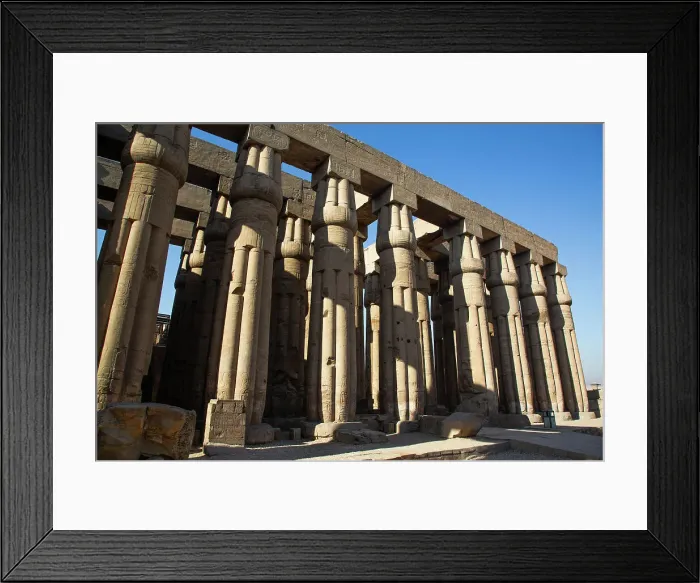 Framed Print : Papyrus Columns, Courtyard of Amenhotep III (Peristyle Court), Luxor Temple, UNESCO World Heritage Site, Luxor, Egypt, North Africa, Africa Framed Print : Papyrus Columns, Courtyard of Amenhotep III (Peristyle Court), Luxor Temple, UNESCO World Heritage Site, Luxor, Egypt, North Africa, Africa
