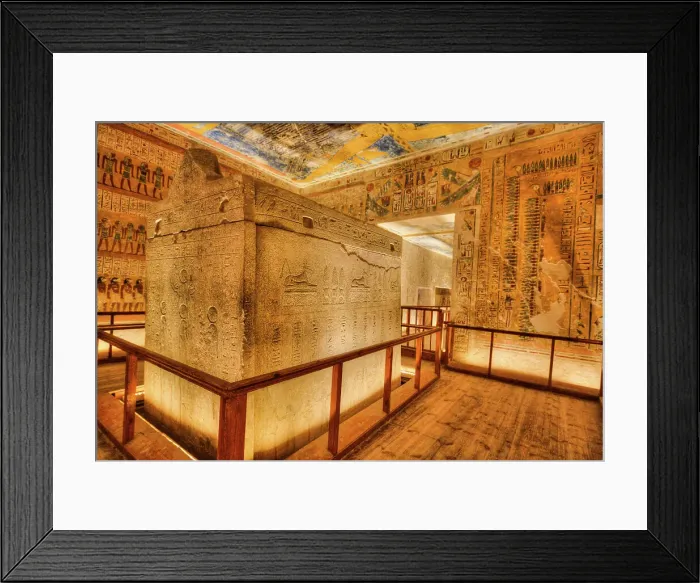 Framed Print : Sarcophagus, Burial Chamber, Tomb of Rameses IV, KV2, Valley of the Kings, Ancient Thebes, UNESCO World Heritage Site, Luxor, Egypt, North Africa, Africa Framed Print : Sarcophagus, Burial Chamber, Tomb of Rameses IV, KV2, Valley of the Kings, Ancient Thebes, UNESCO World Heritage Site, Luxor, Egypt, North Africa, Africa