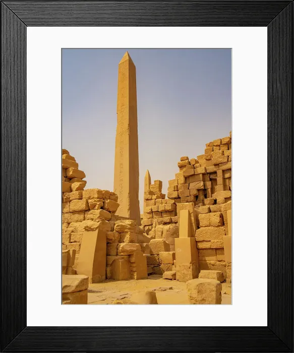 Framed Print : View of Obelisk of Hatshepsut, Karnak Temple Complex, UNESCO World Heritage Site, near Luxor, Thebes, Egypt, North Africa, Africa Framed Print : View of Obelisk of Hatshepsut, Karnak Temple Complex, UNESCO World Heritage Site, near Luxor, Thebes, Egypt, North Africa, Africa