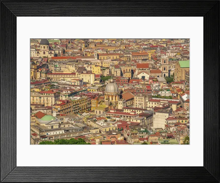 Framed Print : Elevated view of Naples skyline from Castel Sant'Elmo, Naples, Campania, Italy, Europe Framed Print : Elevated view of Naples skyline from Castel Sant'Elmo, Naples, Campania, Italy, Europe