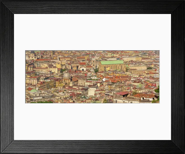 Framed Print : Elevated view of Naples skyline from Castel Sant'Elmo, Naples, Campania, Italy, Europe Framed Print : Elevated view of Naples skyline from Castel Sant'Elmo, Naples, Campania, Italy, Europe