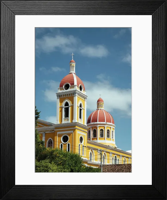 Framed Print : Exterior of Granada Cathedral, Granada, Nicaragua, Central America Framed Print : Exterior of Granada Cathedral, Granada, Nicaragua, Central America