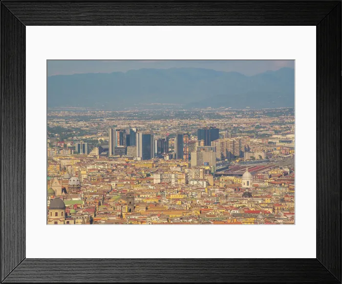 Framed Print : Elevated view of Naples skyline from Castel Sant'Elmo, Naples, Campania, Italy, Europe Framed Print : Elevated view of Naples skyline from Castel Sant'Elmo, Naples, Campania, Italy, Europe