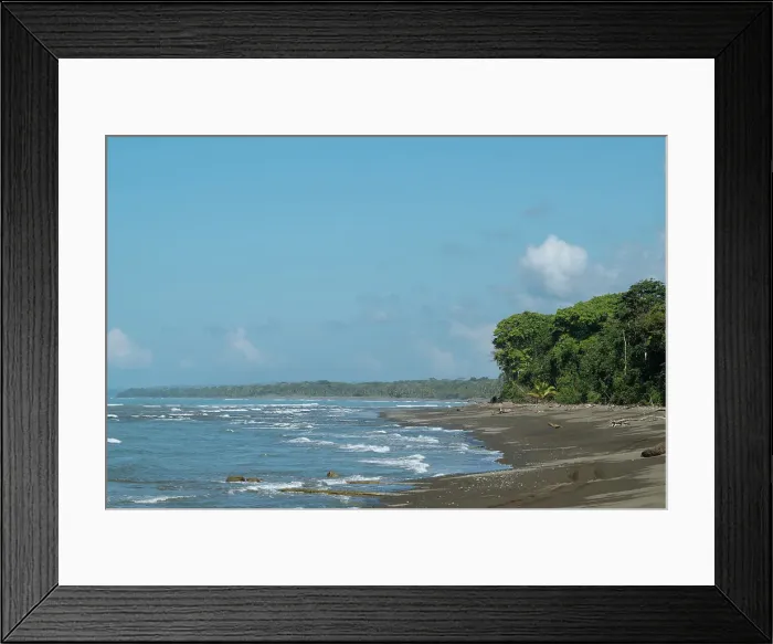Framed Print : Beach near La Sirena, Corcovado National Park, Puntarenas Province, Costa Rica, Central America Framed Print : Beach near La Sirena, Corcovado National Park, Puntarenas Province, Costa Rica, Central America