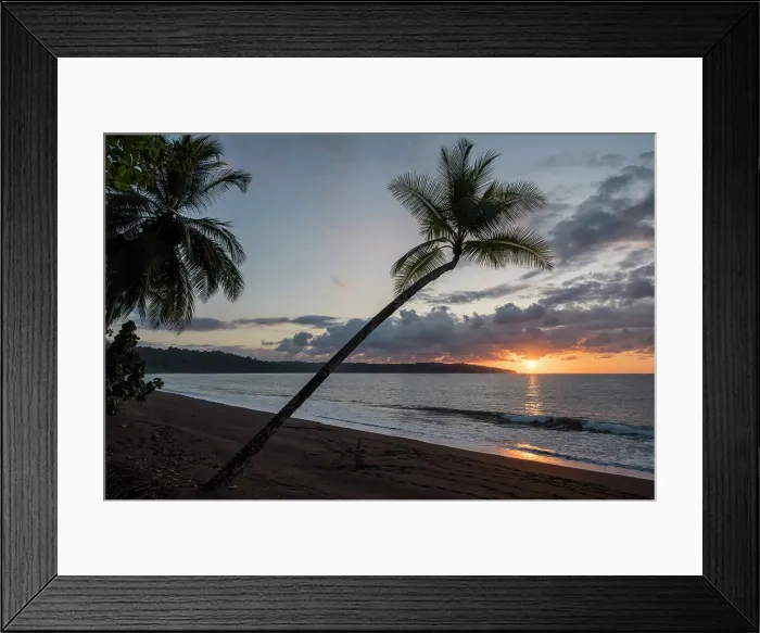 Framed Print : Sunset over Drake Bay, Puntarenas Province, Costa Rica, Central America Framed Print : Sunset over Drake Bay, Puntarenas Province, Costa Rica, Central America