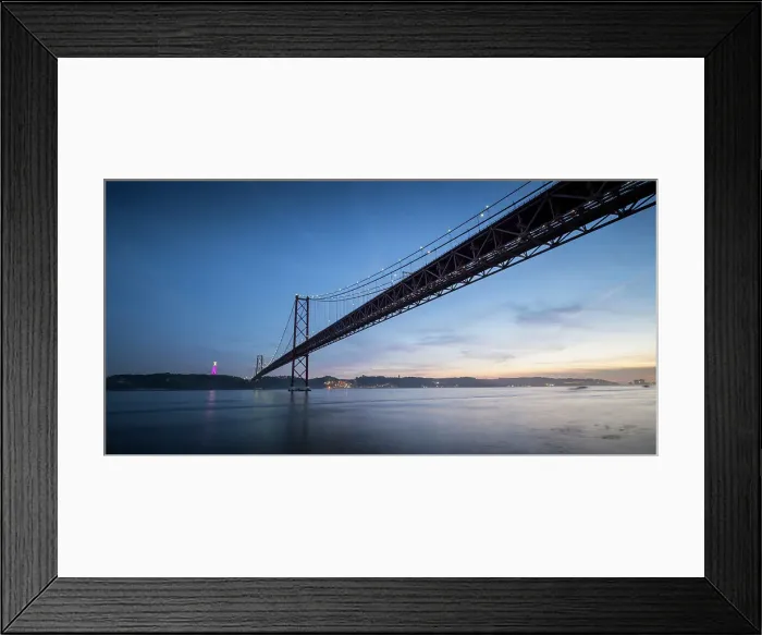 Framed Print : Ponte 25 de Abril Bridge over the Tagus River in Lisbon, Portugal, Europe Framed Print : Ponte 25 de Abril Bridge over the Tagus River in Lisbon, Portugal, Europe