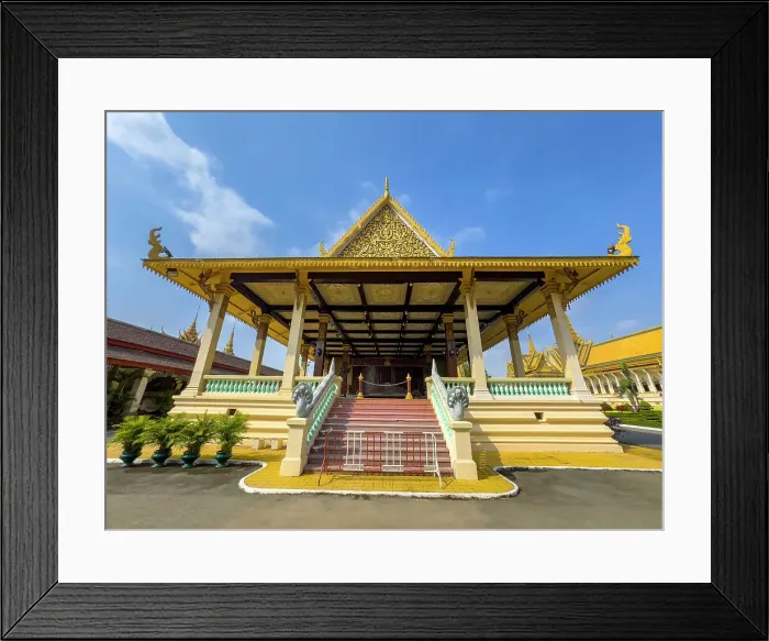 Framed Print : Exterior view of the Royal Palace grounds in Phnom Penh, Cambodia, Indochina, Southeast Asia, Asia Framed Print : Exterior view of the Royal Palace grounds in Phnom Penh, Cambodia, Indochina, Southeast Asia, Asia