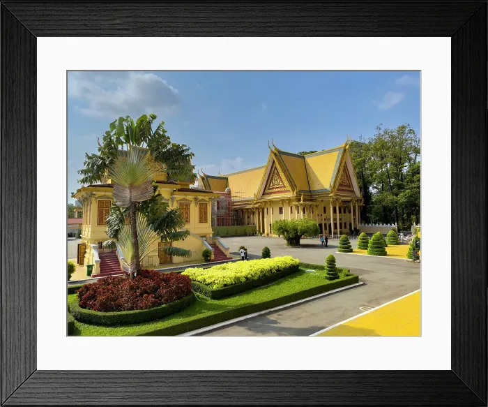 Framed Print : Exterior view of the Royal Palace grounds in Phnom Penh, Cambodia, Indochina, Southeast Asia, Asia Framed Print : Exterior view of the Royal Palace grounds in Phnom Penh, Cambodia, Indochina, Southeast Asia, Asia