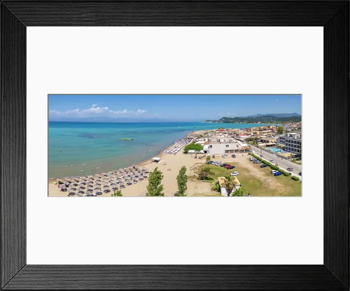 Framed Print : Aerial view of town and Paralia Sidari Beach, Sidari, Ionian Islands, Greek Islands, Greece, Europe Framed Print : Aerial view of town and Paralia Sidari Beach, Sidari, Ionian Islands, Greek Islands, Greece, Europe